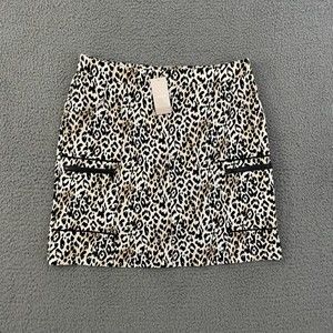 Zenergy by Chicos Animal Print Skirt NWT Size 0.5